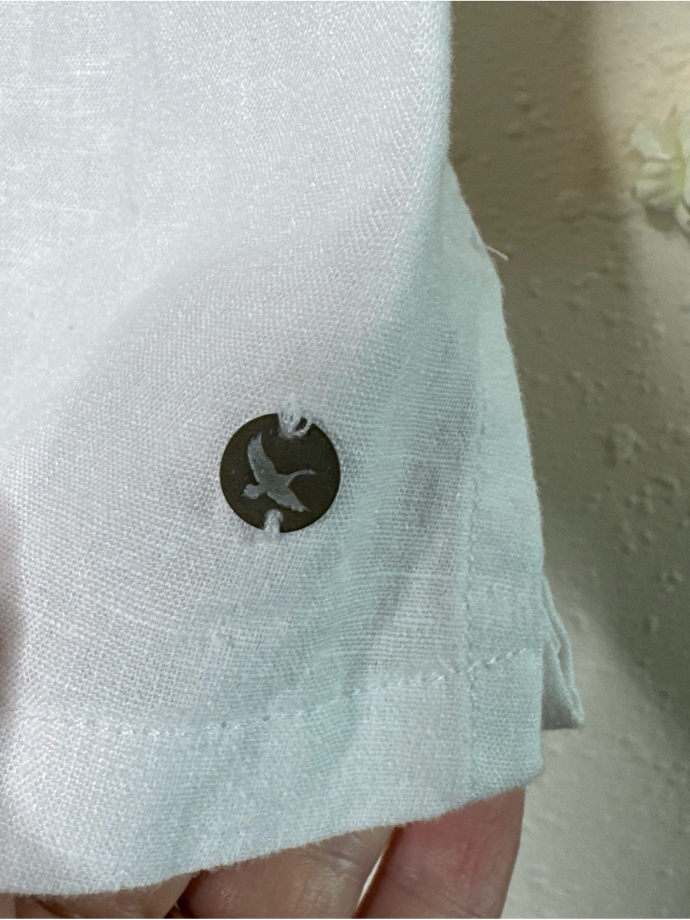 Eddie Bauer Vista Point Embroidered Tunic size XS White - Picture 5 of 11